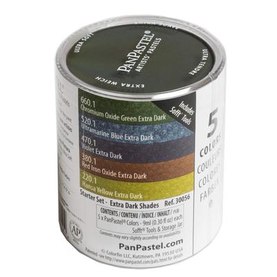 Panpastel 5 Color Set Extra Dark Shade 30056