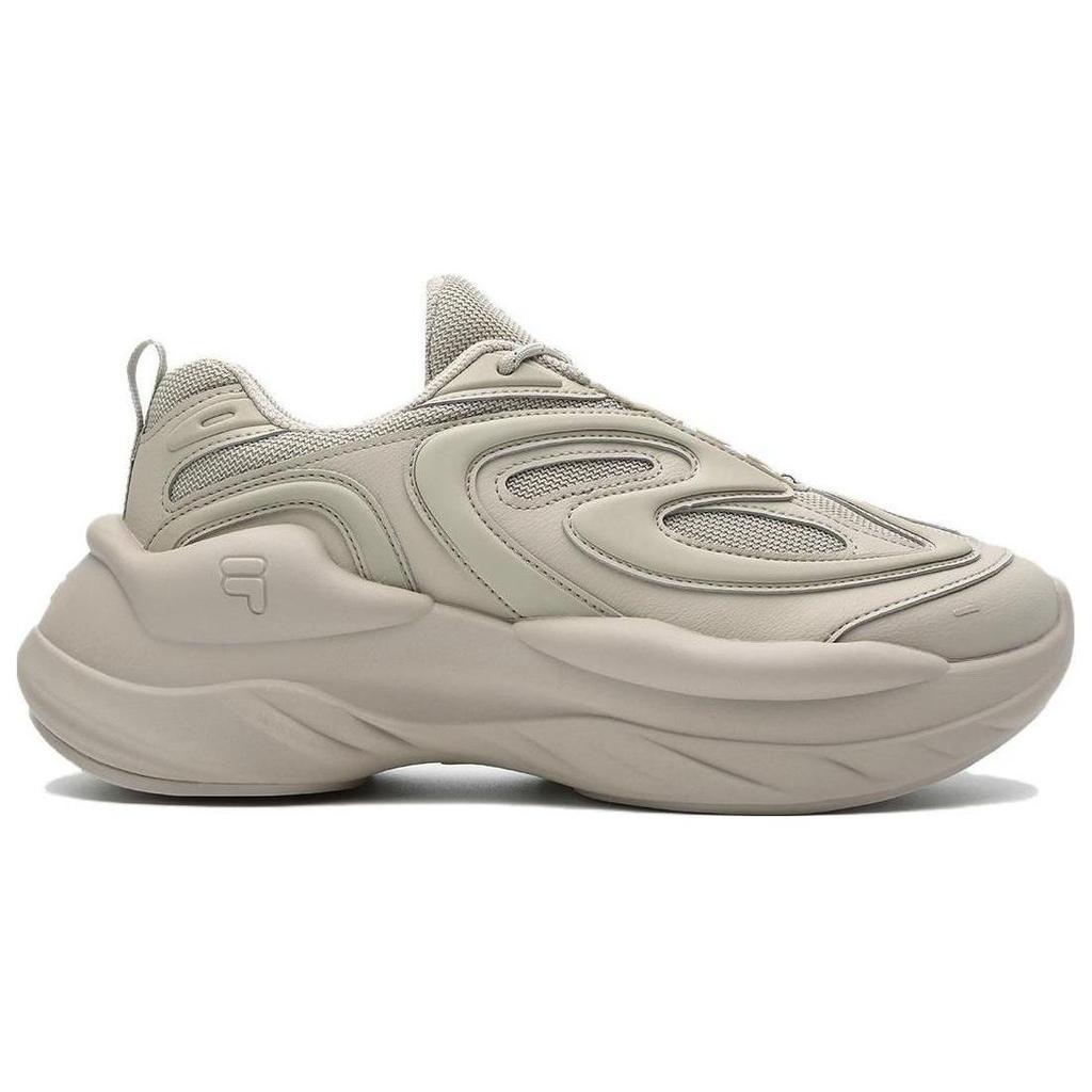 Fila Fusion Buzzard Meteor Shoes Comfortable Fashion Trend Waterproof Low Top Casual Shoes Women Sneaker Feather-Gray T12W341103FFA