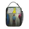 Dispatch Game Poster Insulated Lunch Bag Leakproof Reusable Thermal Bag Tote Lunch Box Work Travel Men Women