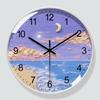 Modern Minimalist Wall Clock Nordic Landscape Ins Style Silent Wall Clock Designer Bedroom Home Decor Orologio Da Parete FYWC