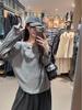 Women's Long-Sleeve Textured Brushed T-Shirt, New Spring/Autumn Korean Style, Loose Fit Versatile Base Layer Top