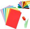 Eclet 40 Pcs Color A4 Medium Size Sheets (10 Sheets Each Color) Art and Craft Paper Double Sided Colored Set 91