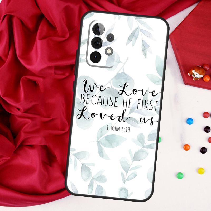 Bible Citáty Ježíš Bůh Pro Samsung Galaxy A56 A36 A26 A16 A05 A06 A22 A32 A52 A54 A34 A14 A55 A15 A53 A33 A35 Pouzdro