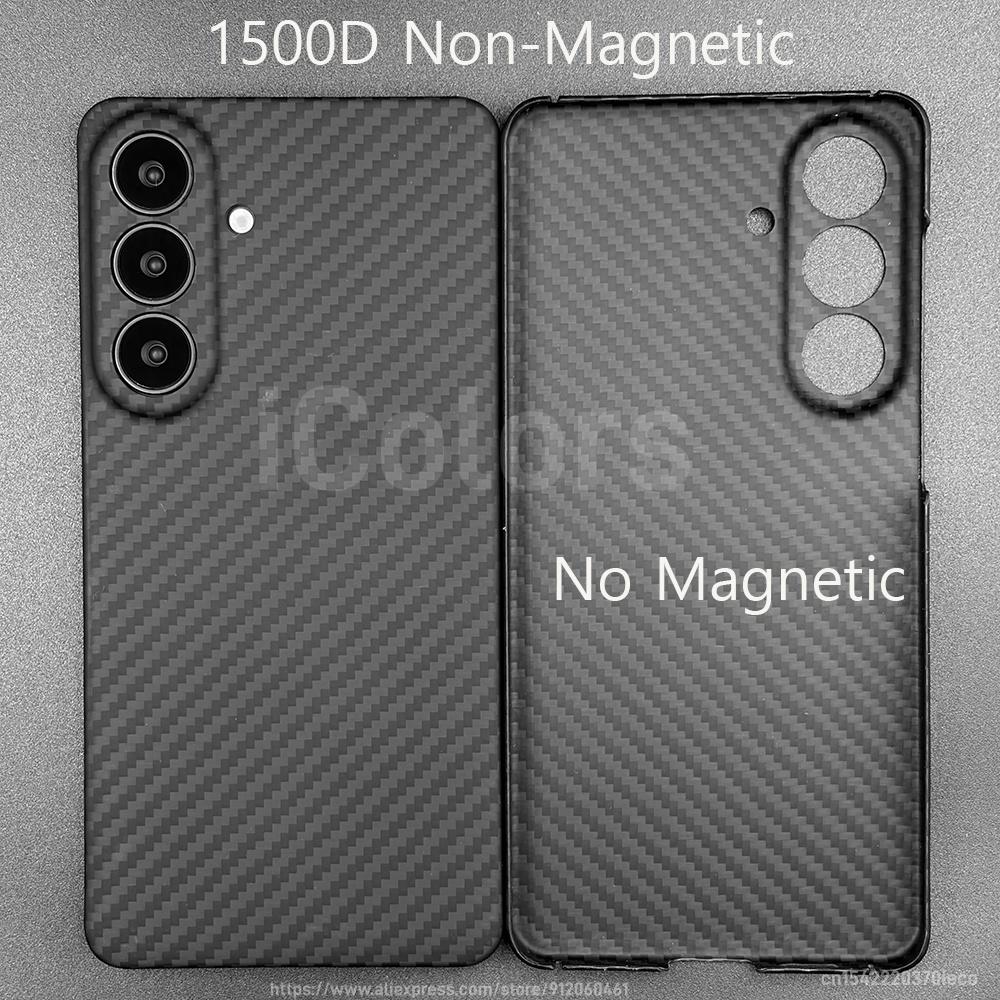 For Samsung Galaxy S26 Plus Magnetic Magsafe Case with Carbon Fiber Aramid Cover Ultra Slim Protective Cover Aramid Fiber Woven