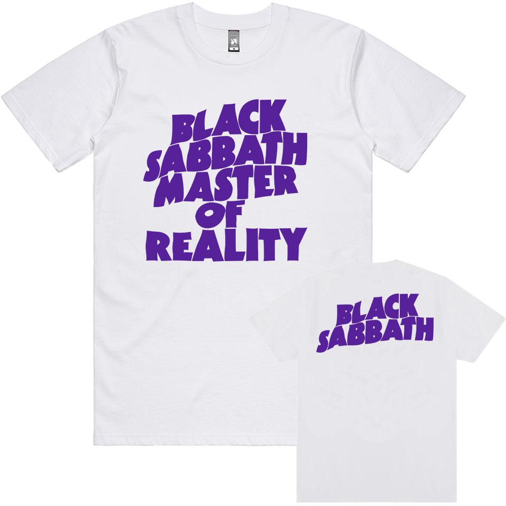 Black Sabbath Master of Reality T-shirt Summer Cotton Short Sleeve Tshirts Grunge Rock Band Fashion T Shirt Men Women Clothing