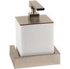 Gessi Rettangolo Liquid Soap Dispenser White Chrome 20813031