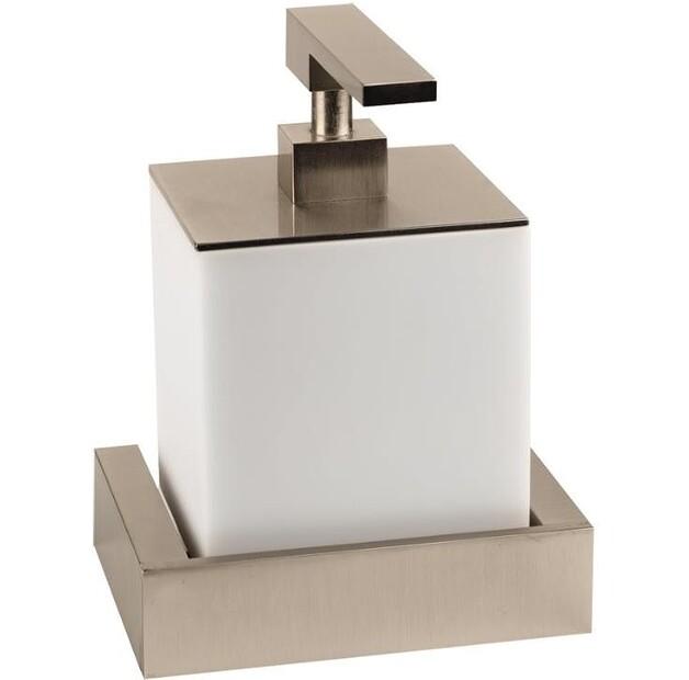 Gessi Rettangolo Liquid Soap Dispenser White Chrome 20813031