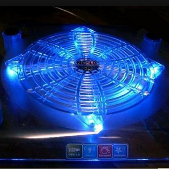 Transparent No-Brand Laptop Cooler Base