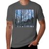 Tall Naked Trees During Winter Tshirt Basic Daily Outfit Short Sleeve Tee Tshirt