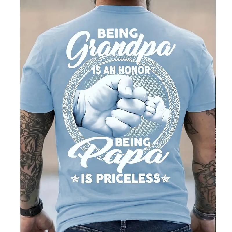 Nueva camiseta de moda de verano para hombre con estampado de monograma de personalidad para hombre