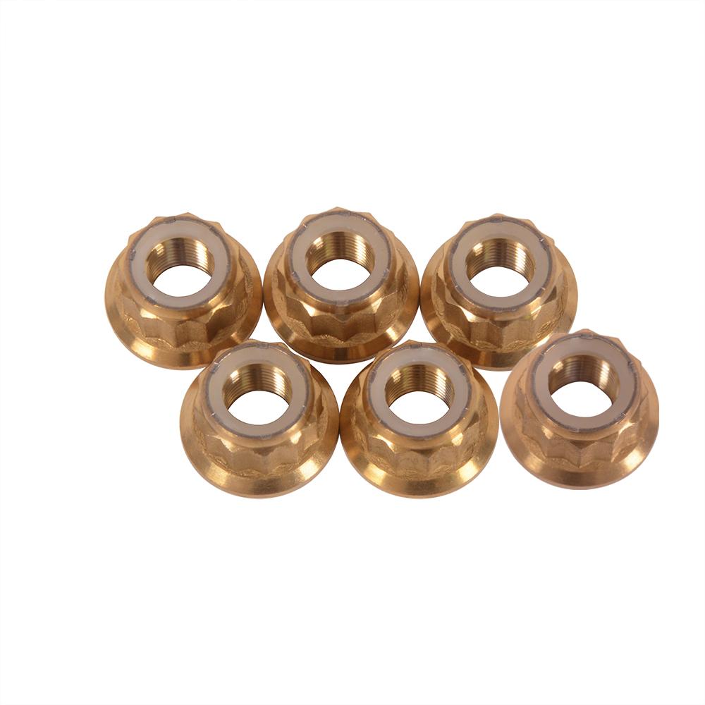 6PCS For Ducati Panigale 1199/1199S 1299/1299S V4/V4S V2 Streetight V4 Motorcycle Titanium alloy Rear Sprocket Wheel Nuts