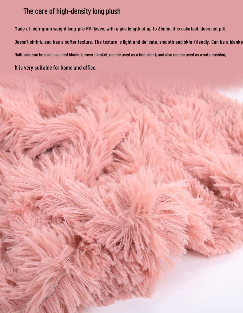 Manta Gruesa de Forro Polar Cuatro Estaciones: Manta Acogedora para el Hogar y el Sofá, Perfecta para Siestas y Bodas