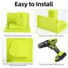 Tool Mount Holder Plastic Wall Mount Electric Tool Compatible Heavy Duty Battery Dock Holder Hanger for 18V Battery