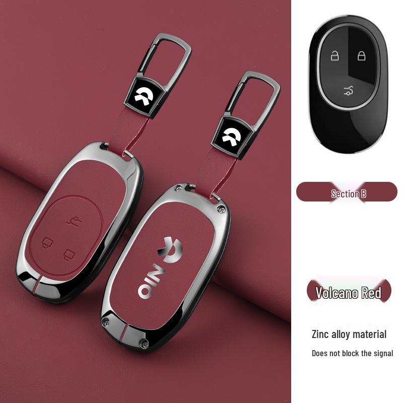 NIO ES6/ES7/ET7/ET5 Creative Metal Keychain for Men & Women - Car Pendant/Bag Charm.