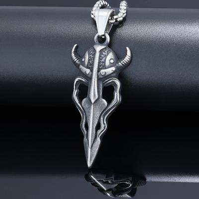 One Piece Is Shipped, Personalized Stainless Steel Retro Mask Pendant, Men'S Pendant Trendy Brand.