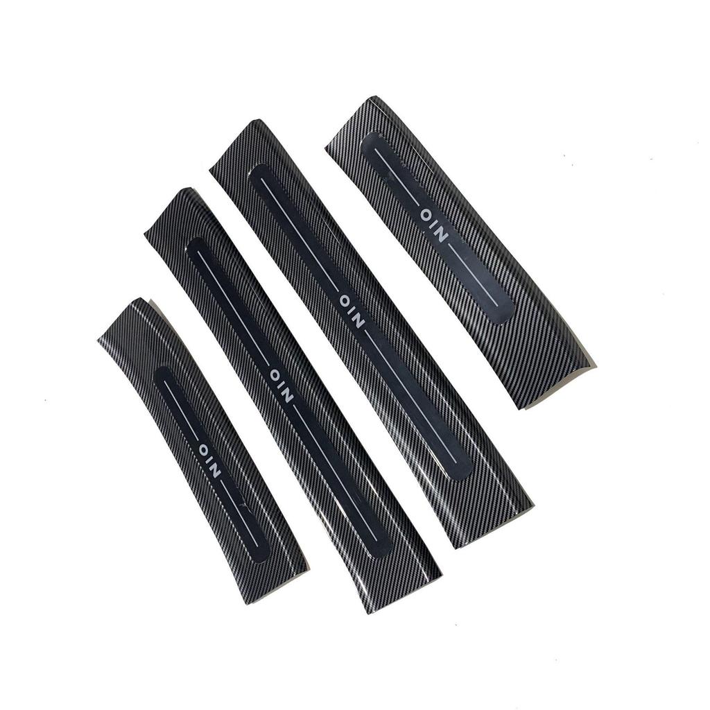 23 NIO ES6 Carbon Fiber Door Sill & Kick Plate Set