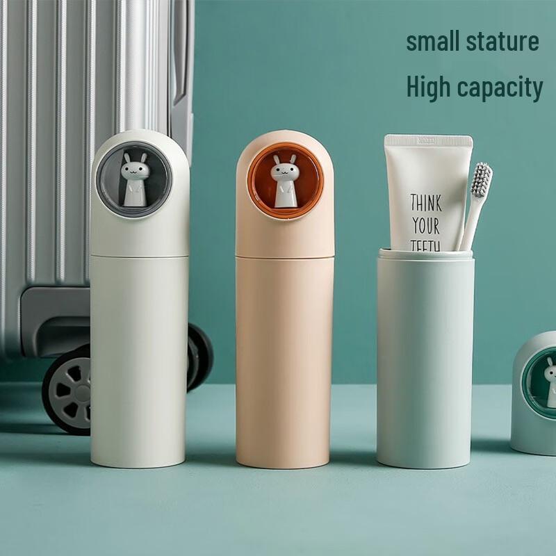 Portable Travel Toothbrush & Toiletry Organizer Cup