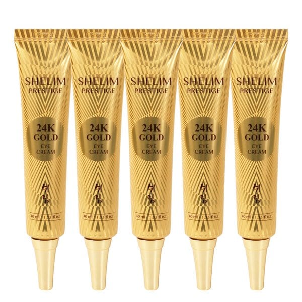  5 Pieces Shirim 24k Gold Prestige Eye Cream Tube Type 40ml