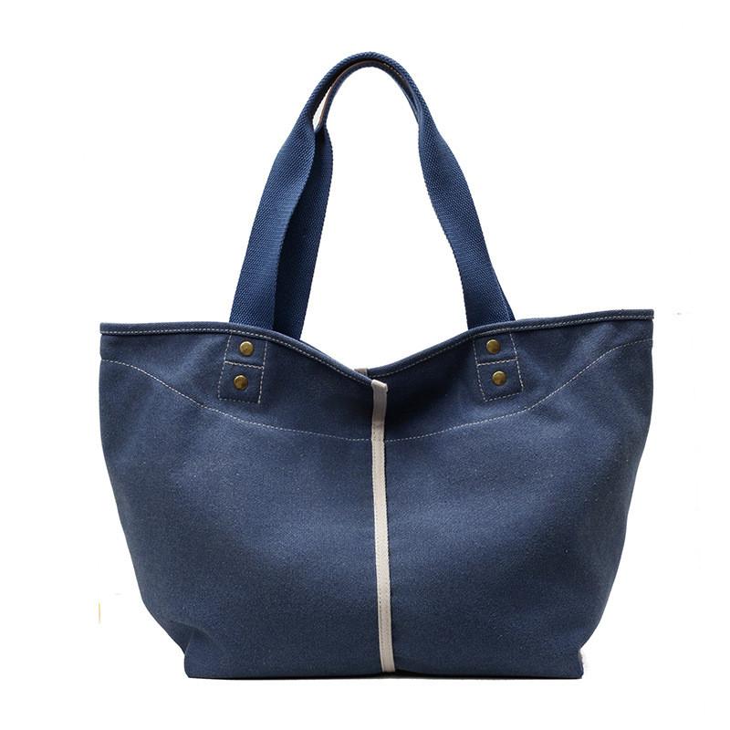 Canvas Bag For Women With Large Capacity Minimalist Style For Work And School
