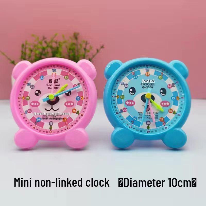 Hao Cai Linked Teaching Clock for Grades 1-2: Telling Time Toy