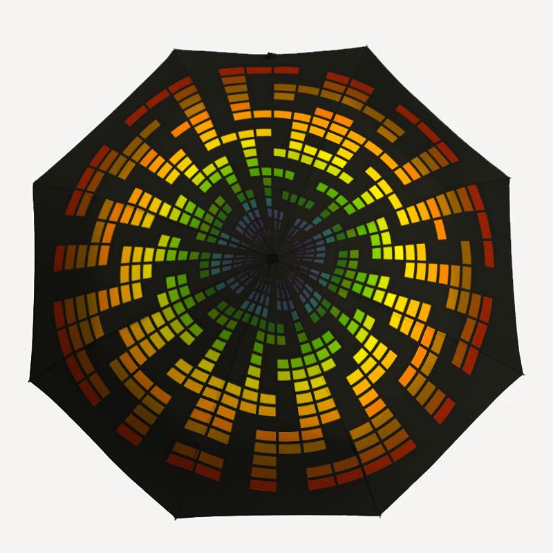 

1pc Color Wheel Automatic Open/Close Umbrella Compact Folding Umbrella, All-Season Portable Umbrella for Women/Men233