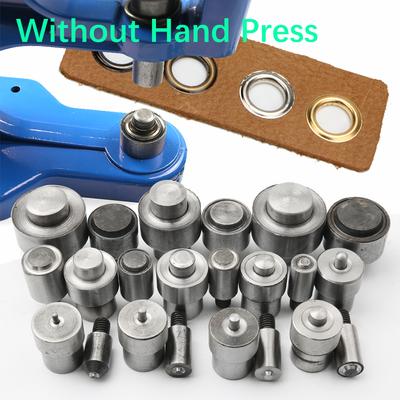 2.0-22mm Metal Punch Hole Eyelet Grommet Dies for Hand Punch Press Mold for Cloth Shoes Leathercraft Belts Sewing Accessorie
