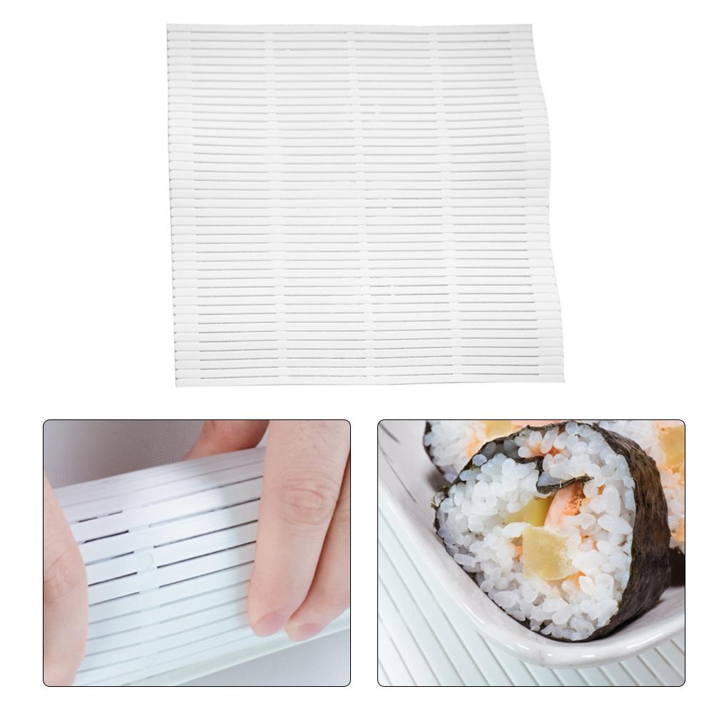 Nonstick Sushi Roller Maker PP Plastic Rolling Mat Picnic Lunch Tool Washable Reusable