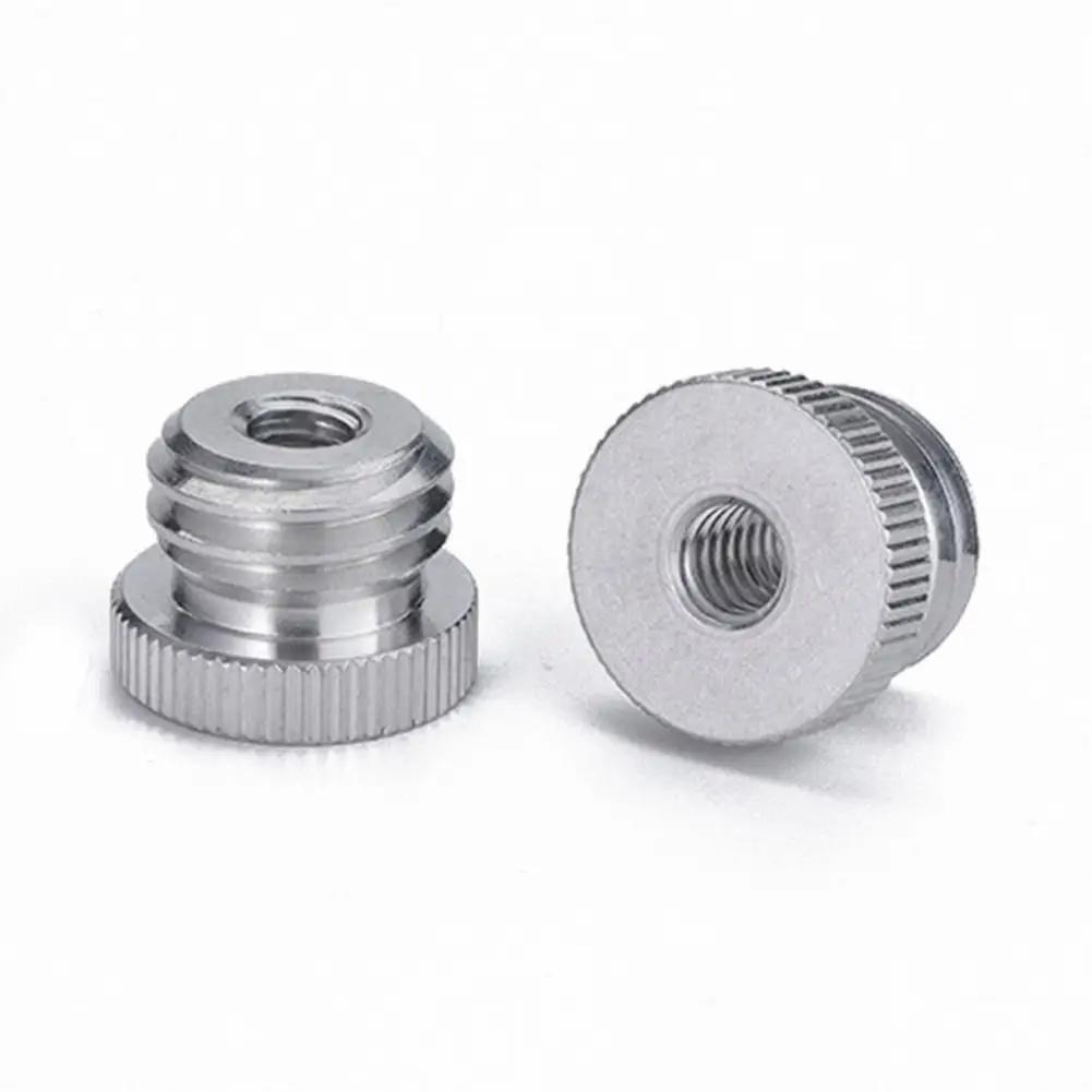 5 8 Inch Male To 1 4 Inch Female Mic Screw Tripod Stand Threaded Adapter Smooth Aluminum Alloy Leveler Accessories
