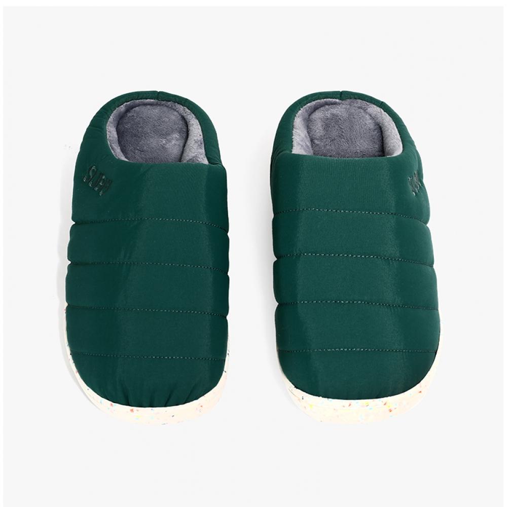 Subu Subu Re  gReen  Sr 04  Recycled Down Brushed Padded Slippers