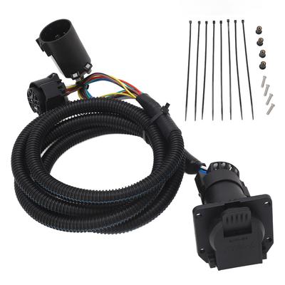7Pin In Bed Trailer Wiring Harness Stable Connection Safe HC3Z 15A416 A for F‑450 F‑550 Super Duty 2017 To 2022