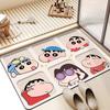 Crayon Small New Liugong Grid Floor Mat, Door Carpet, Diatom Mud Bathroom, Bathroom, Water-Absorbing And Dirt-Resistant Quick-Drying Floor Mat