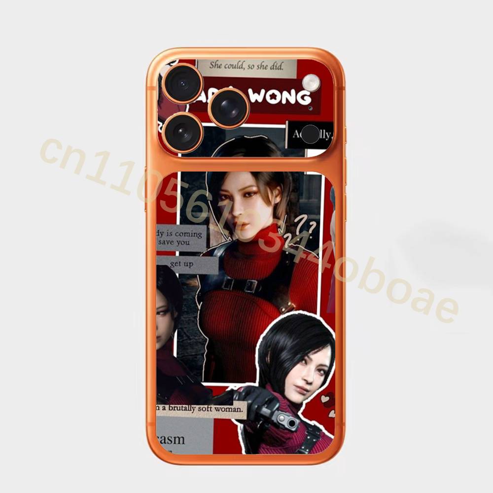 

Ada Wong R-Resident Evil For Apple iPhone 17Pro,17Pro Max Battry Back Cover with Camera Decal Skin Rear Protective Sticker Film iPhone17pro