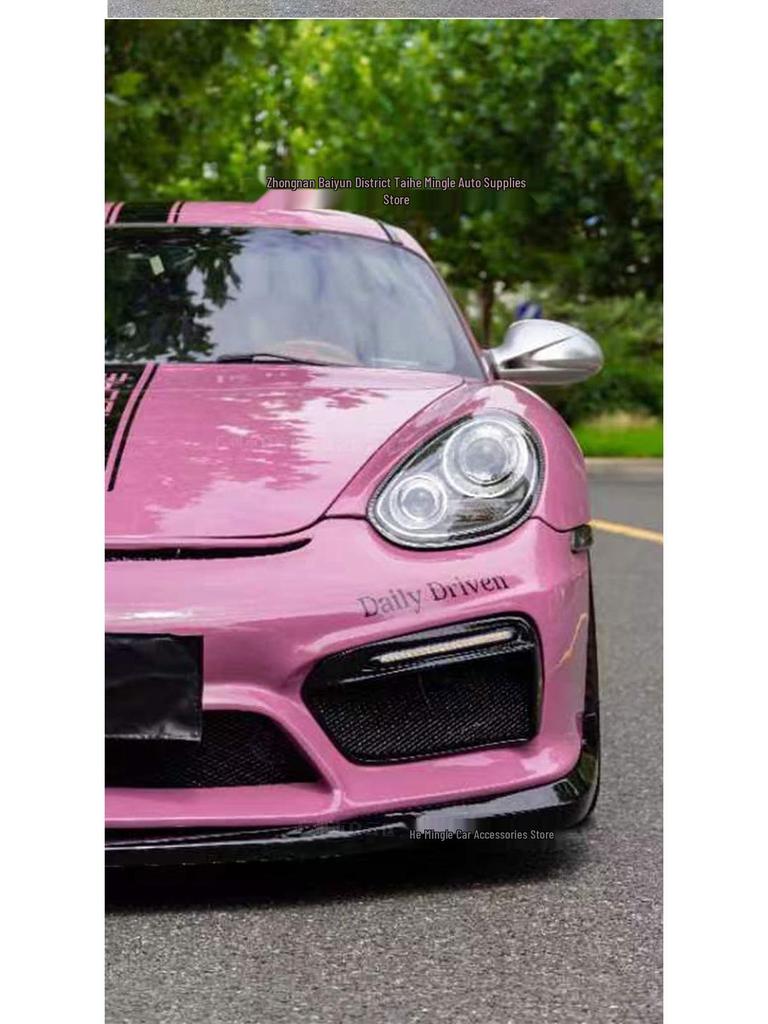 Compatible GT4-Style Front Bumper Upgrade for Porsche 987.2