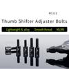 Bicycle Thumb Shifter Adjuster Screw Bolts M5/M6 MTB Road Bike Rear Derailleur Brake Cable Line Bolt Screws Aluminium