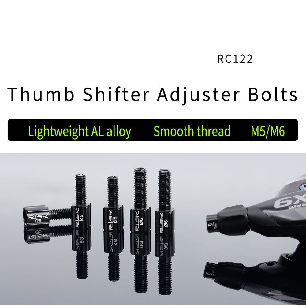 Bicycle Thumb Shifter Adjuster Screw Bolts M5/M6 MTB Road Bike Rear Derailleur Brake Cable Line Bolt Screws Aluminium