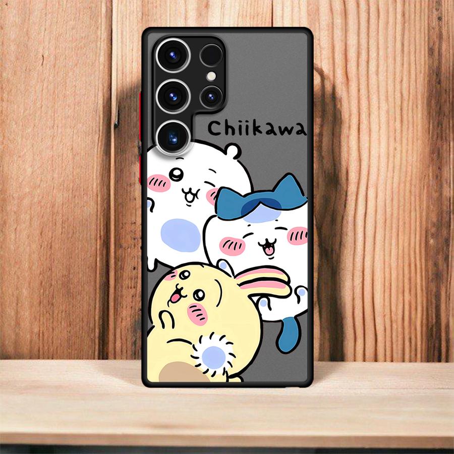 Cute Chiikawas Phone Case for Samsung Galaxy Note 10 20 Ultra S10 S9 S8 Plus S10 Lite Soft Edge