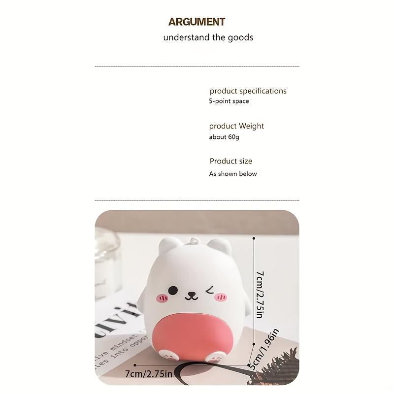 Portable Medicine Box Cute Bear Design Sealed Medicine Box Large Capacity Daily Medicine Storage Essential for Home Travel Organization