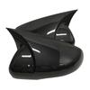 Volkswagen Golf 6 Carbon Fiber Pattern Rearview Mirror Shell Gloss Black Protective Cover