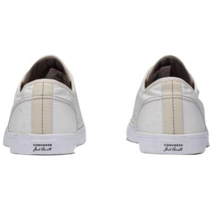 Converse Jack Purcell Comfortable Versatile Low-Top Canvas Shoes Unisex Sneakers Off-White 162162C