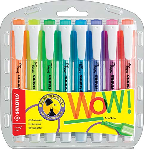 Stabilo Swing Cool Highlighter - 4 Pack