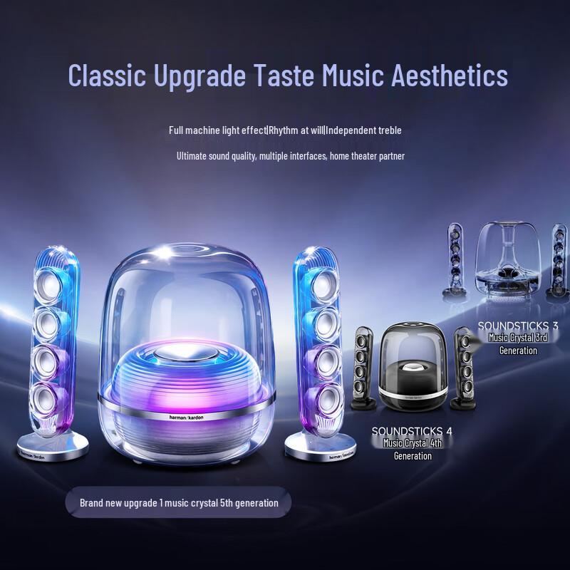 Harman Kardon SoundSticks 5 Bluetooth Speaker CN plug (adapter included)