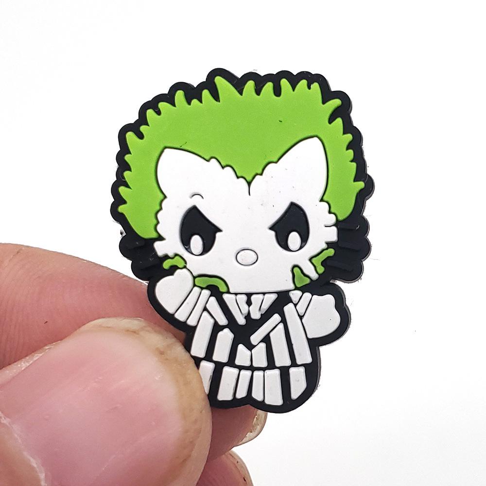 Halloween Eve Horror Movie Character Croc Shoe Buckles - Soft PVC Rubber Accessories