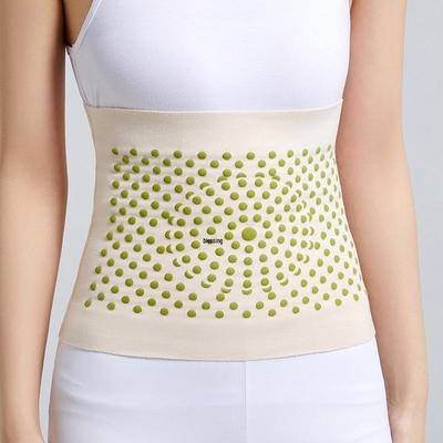 Rongde Mugwort Waist Support Belt: Unisex, All-Season, Thin Style for Stomach and Abdomen Warmth and Protection.