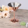 Stainless Steel Champagne Toasting Cup Rose Gold Stainless Steel Martini Glass  Bar Drink
