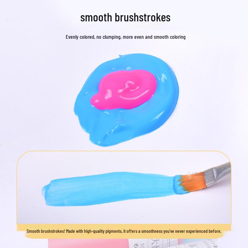 500ml Acrylic Paint for Children's Graffiti and Plaster Dolls - Ideal for Kindergarten Art Projects