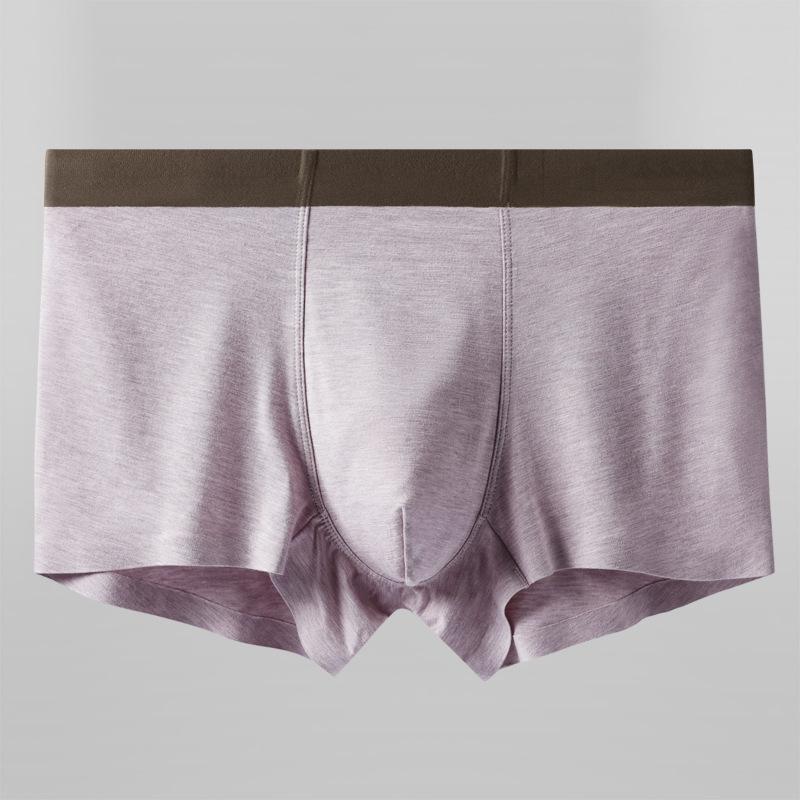 Plus-size Men's Spring and Summer Trend Modal Graphene Non-trace Loose Flat Angle Underwear