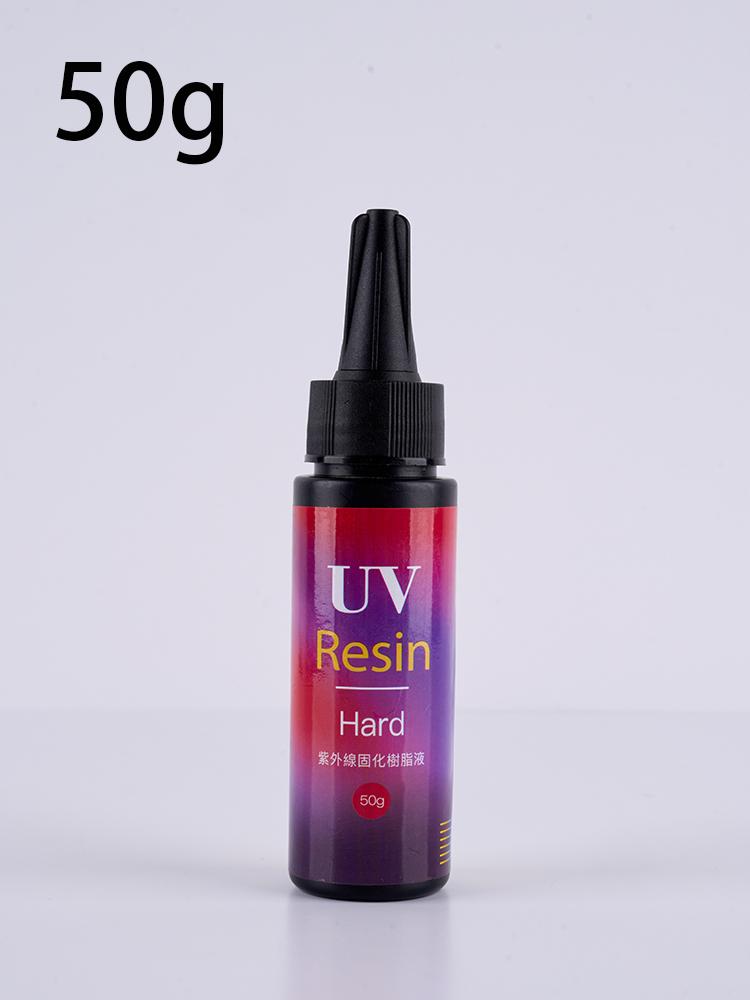 10/25/50/60/100/200g Quick Drying Hard Clear UV Resin Adhesive Ultraviolet Liquid Curing UV Lamp Accessories DIY Jewelry Making