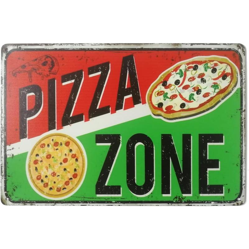 Metal Tin Poster Fast Food Vintage Tin Sign Plaque Metal Retro Plate Hot Dog Poster Wall Decor for Kitchen Cafe Diner Bar