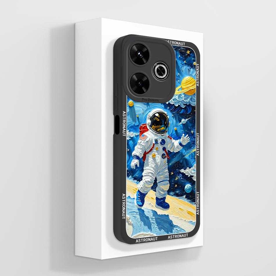 

Exquisite Case For Redmi 13 Abstract Art Funda Soft Liquid Silicone High Quality Back Cover For Xiaomi Redmi13 4G 5G Phone Cases Redmi 13