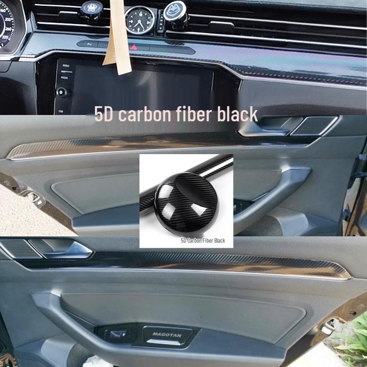 20-21 Magotan Interior Carbon Fiber Trim Kit: Center Console, Gear Shift & Door Panel